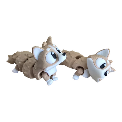 Mini Doghouse Yard Diorama – 3D Scene with Two Cute Dogs