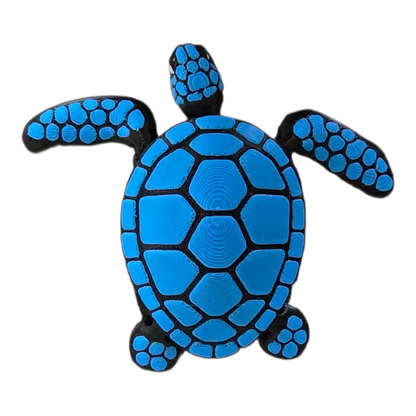 3D Printed Articulated Fidget Turtle – Multiple Colours - Stress‑Relief Desk Toy
