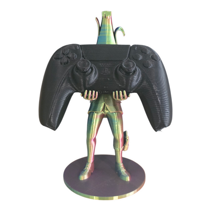 3D printed tri‑colour gaming controller display stand