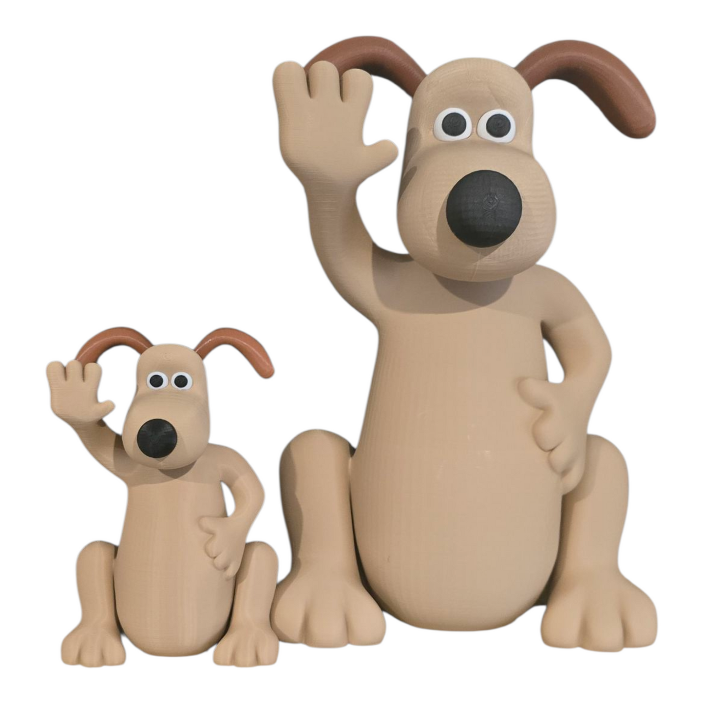 Wallace, Gromit & Feathers McGraw - 3D Printed Desk Figurines