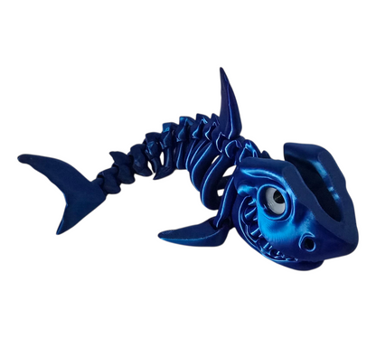 Bone Shark - 3D Printed Articulated Fidget Shark