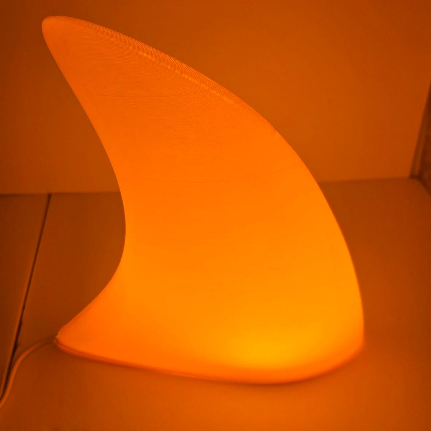 Shark Fin LED Lamp - Modern Glow for Ocean Lovers