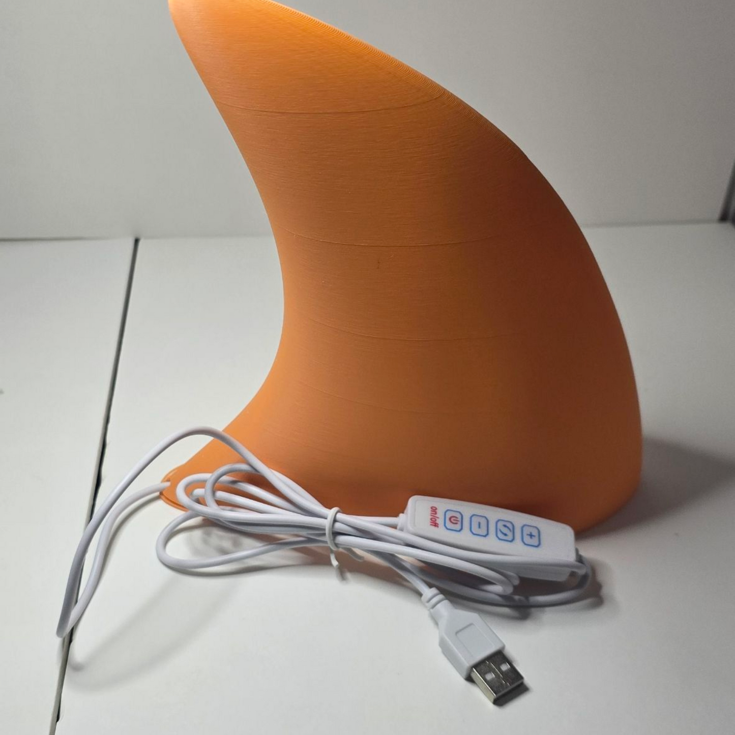 Shark Fin LED Lamp - Modern Glow for Ocean Lovers