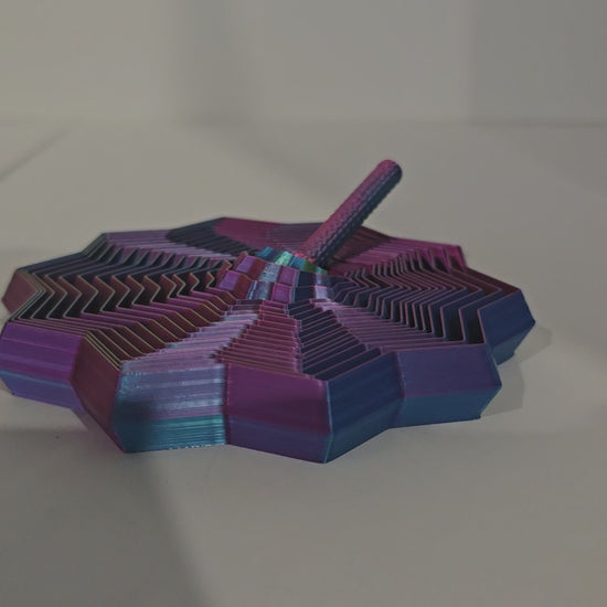 a video of a 3d printed sensory auditory asmr fidget